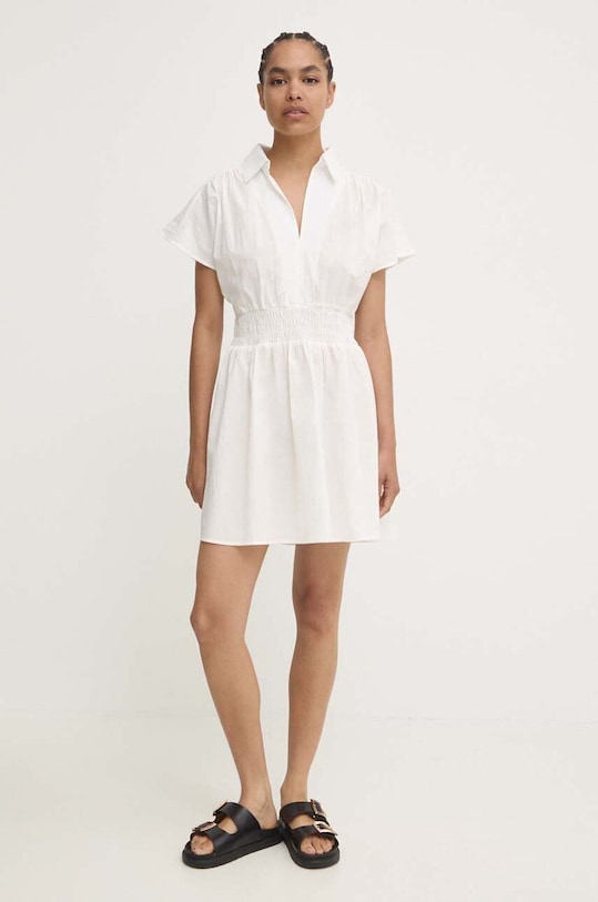 Bavlnené šaty Answear.LAB bavlna biela 4636.IKK