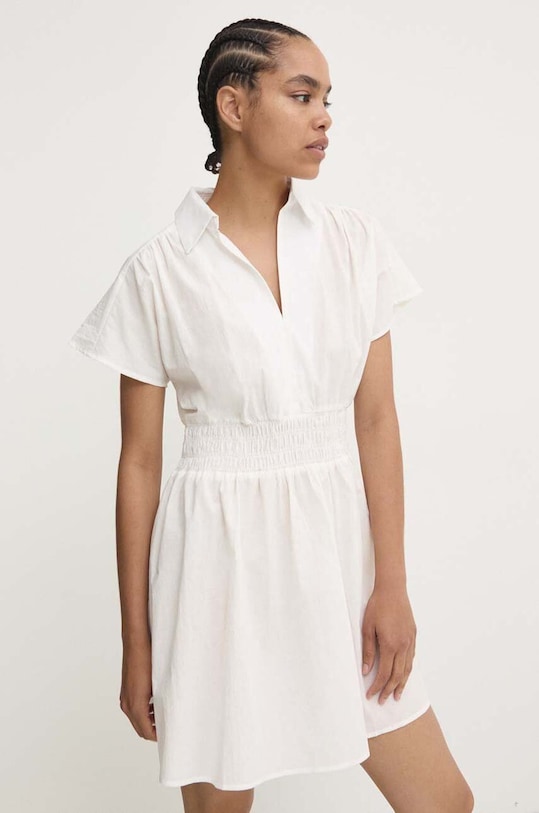 Bavlnené šaty Answear.LAB 4636.IKK biela WZ24