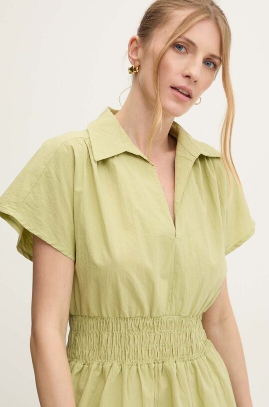 Bavlnené šaty Answear.LAB zelená 4636.IKK