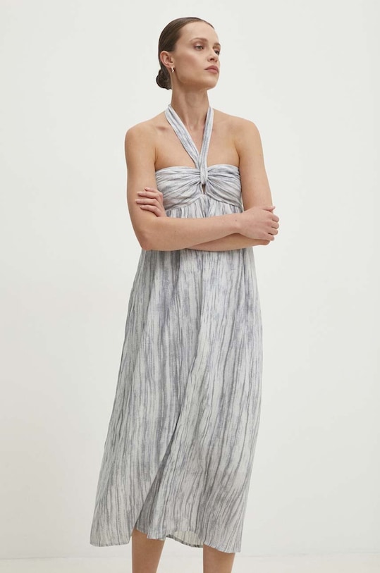 Льняное платье Answear.LAB узор серый 1277.ims