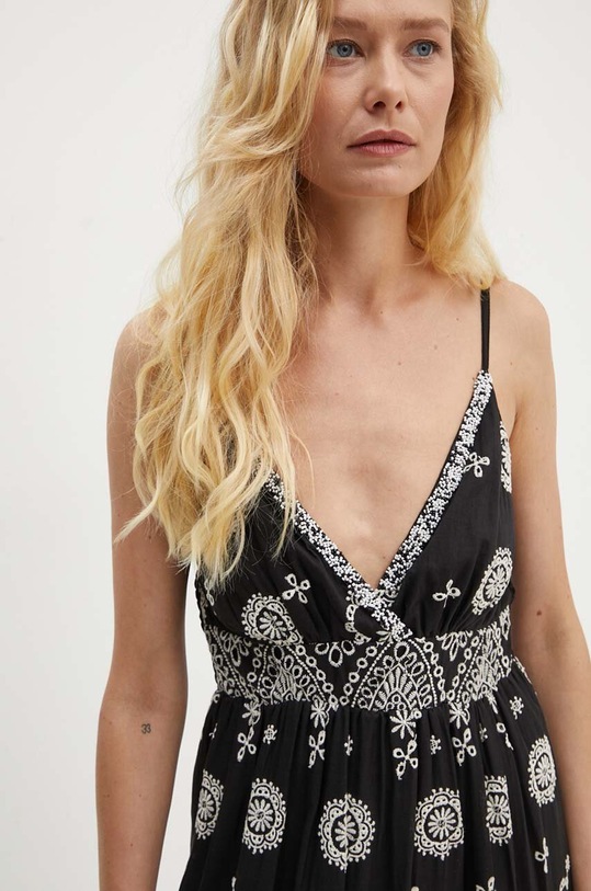 Answear Lab sukienka bawełniana czarny NL245857.ums