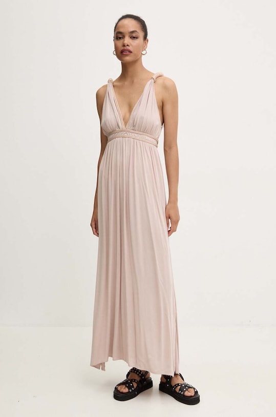 Šaty Answear.LAB maxi béžová NL233938.ums