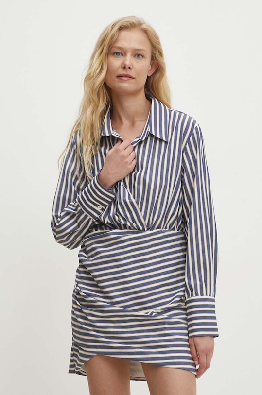 Answear Lab rochie fixat bleumarin 2234.TMS