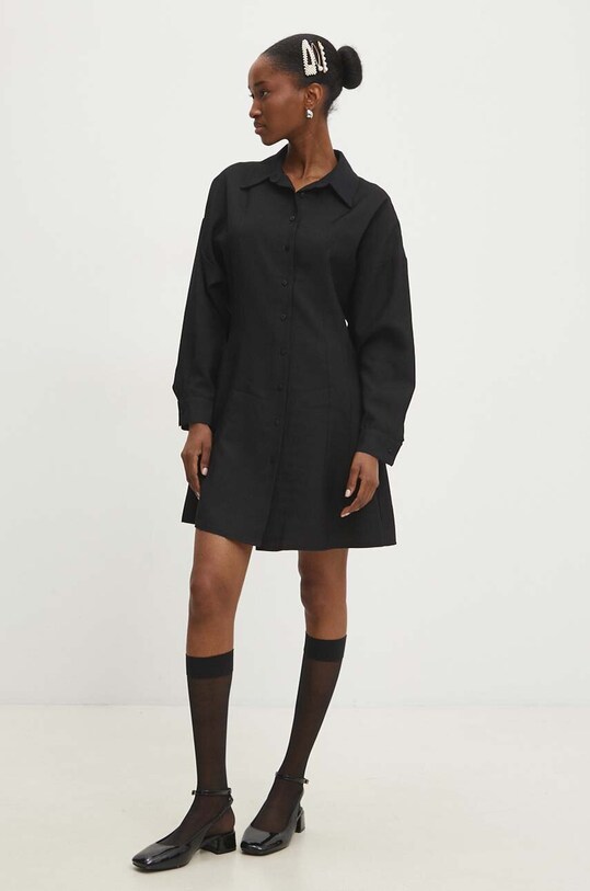 Answear Lab rochie 11075.TMS negru WZ24