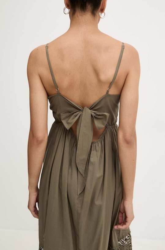 Answear.LAB sukienka bawełniana 1502.iw zielony