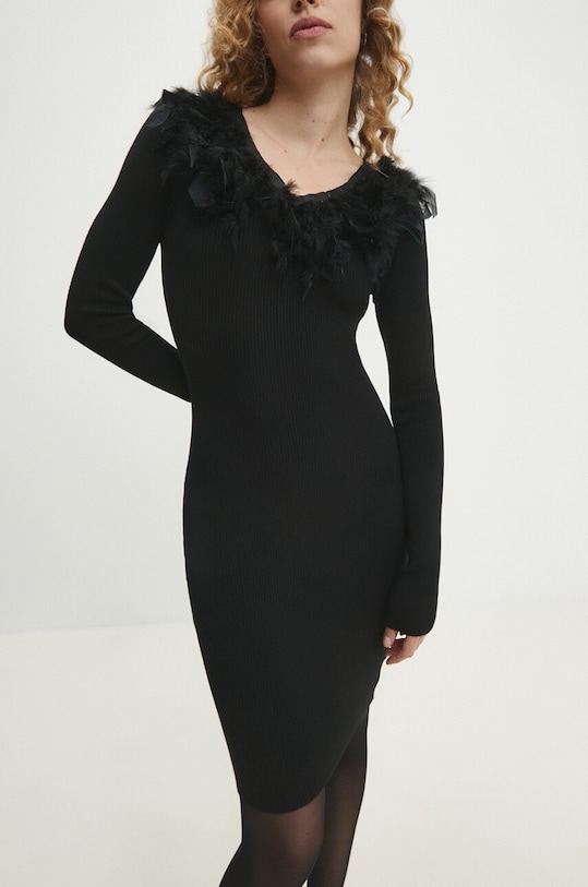 Answear Lab rochie mini negru DZ92792.hms