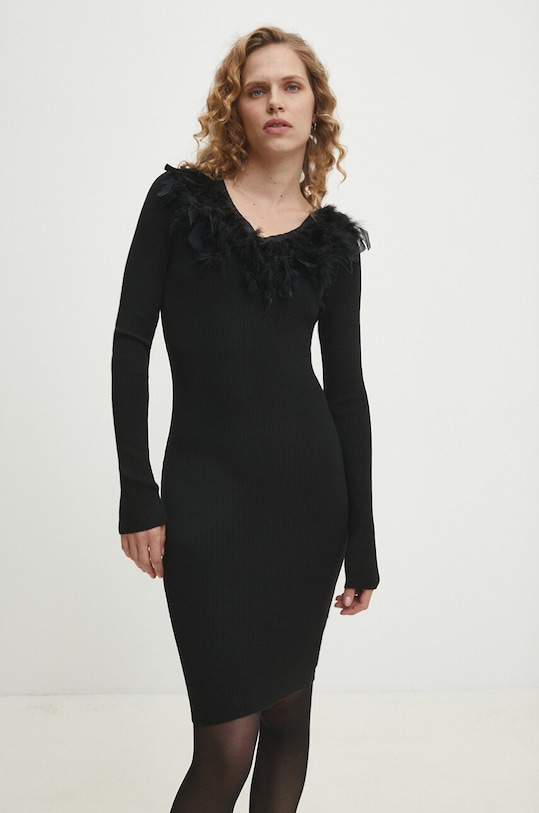 Answear Lab rochie negru DZ92792.hms