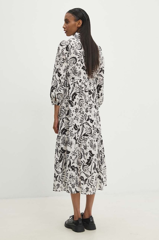 Ρούχα Βαμβακερό φόρεμα Answear.LAB MA678.hms λευκό