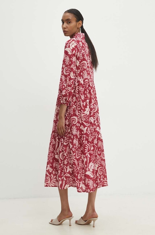 Ρούχα Βαμβακερό φόρεμα Answear.LAB MA678.hms κόκκινο