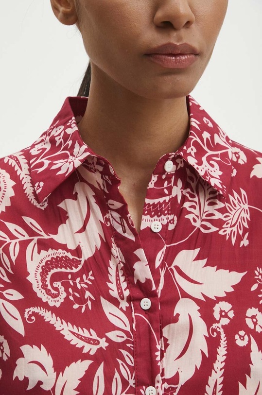 Βαμβακερό φόρεμα Answear.LAB MA678.hms κόκκινο