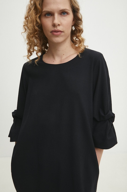 Шерстяное платье Answear.LAB mlc.sud06y.tjs чёрный