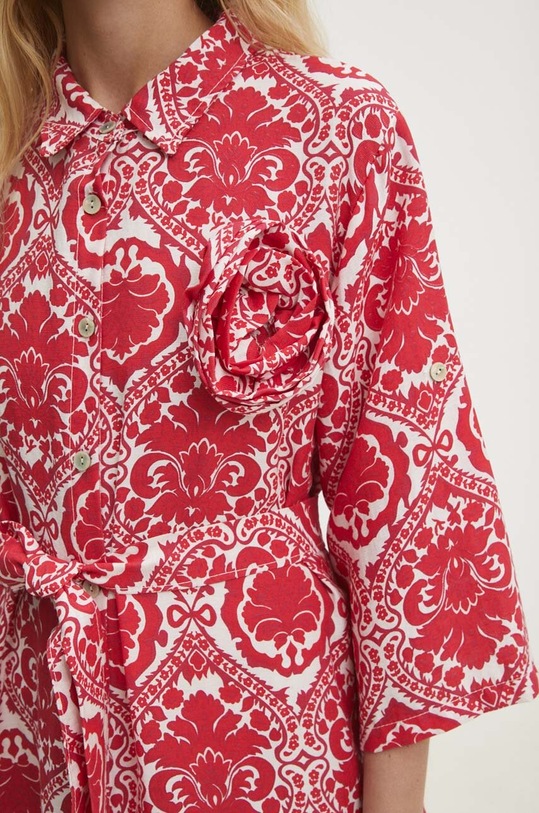 Answear Lab rochie din in A6168.hms rosu