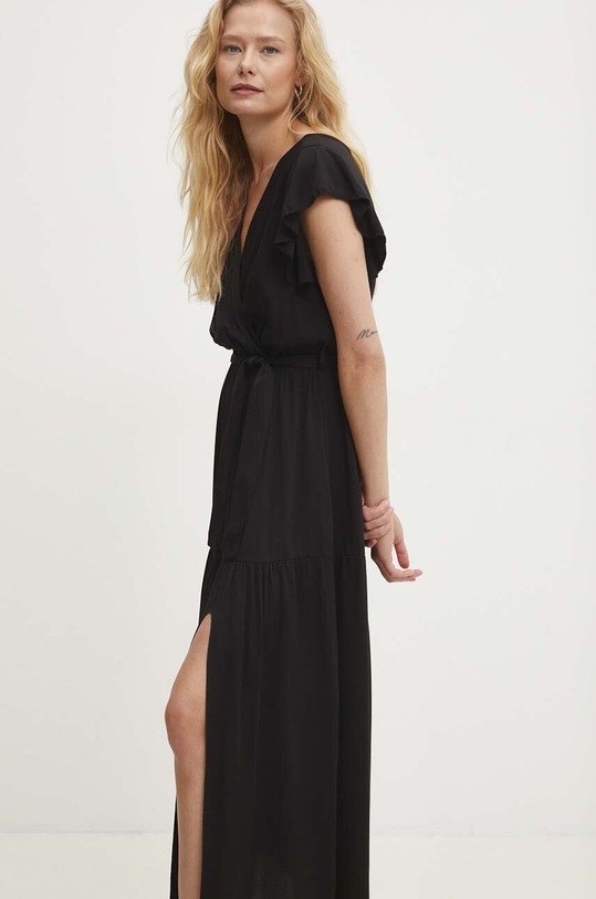 Answear Lab rochie midi negru 12703.hms