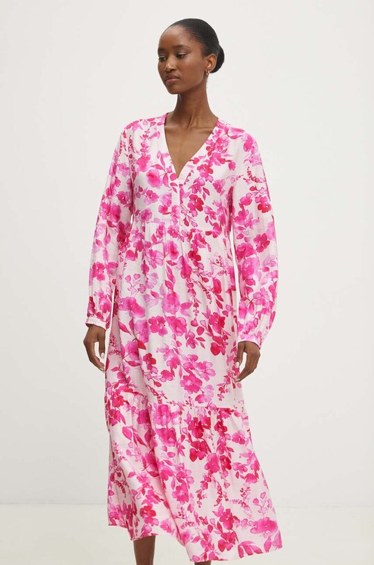 Сукня Answear Lab візерунок рожевий rm.396.fjs