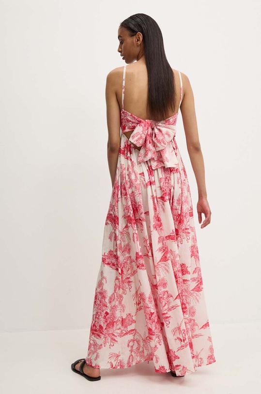 Answear Lab sukienka bawełniana wzorzyste czerwony 13768.fh