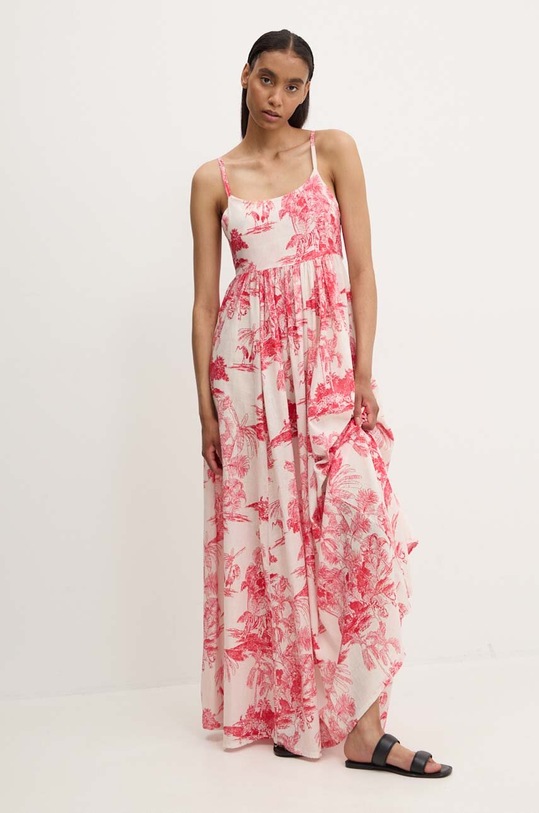 Odzież Answear Lab sukienka bawełniana 13768.fh czerwony