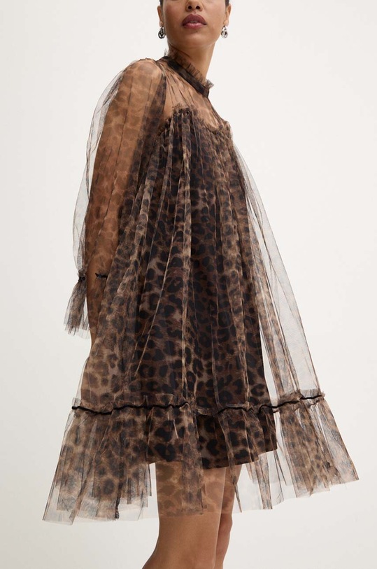 Šaty Answear.LAB 80876.2.fh hnědá WZ24