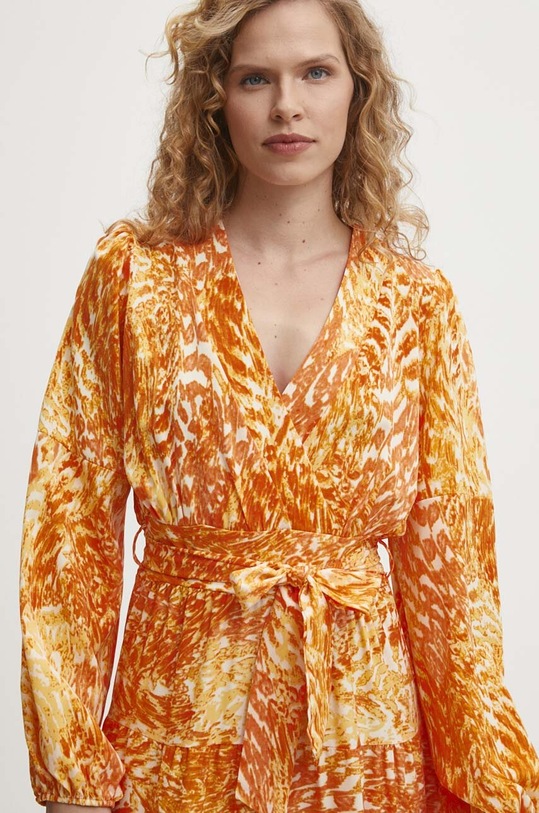 Answear Lab rochie portocaliu cc3873.3.fh