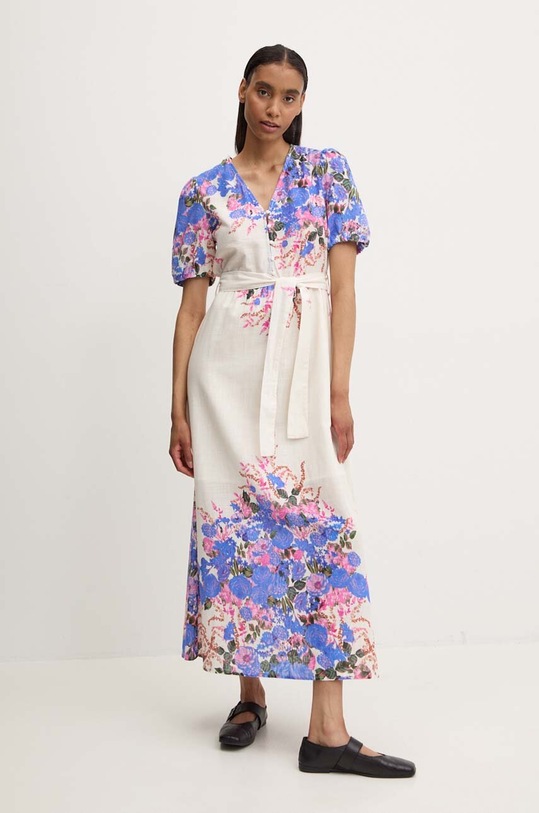 Answear Lab sukienka bawełniana v3413.1fh niebieski WZ24