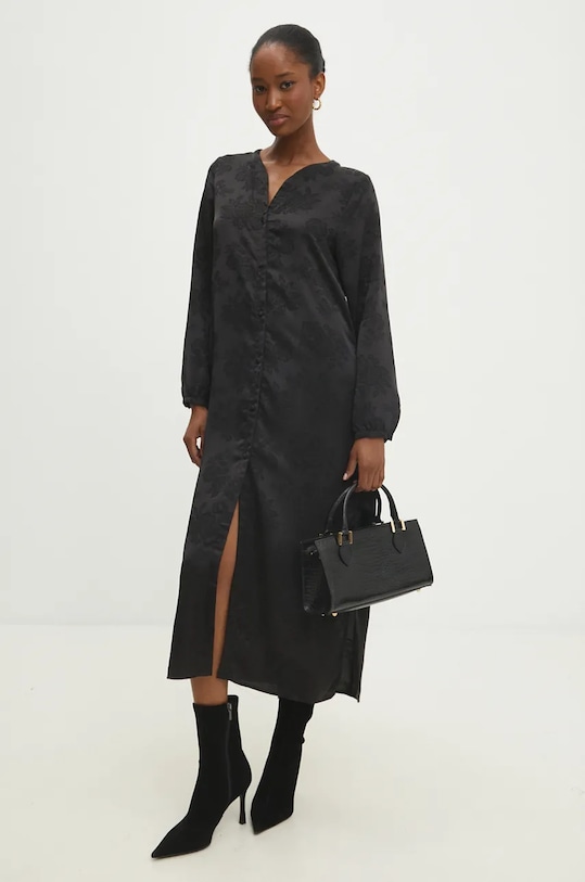 Рокля Answear.LAB v3439.fh черен WZ24