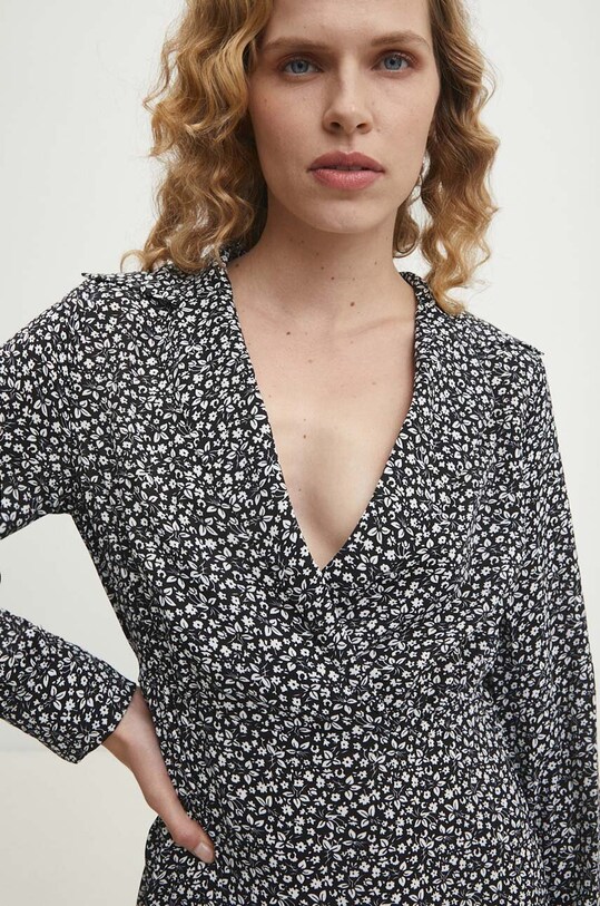 Answear Lab rochie negru XY256.hh