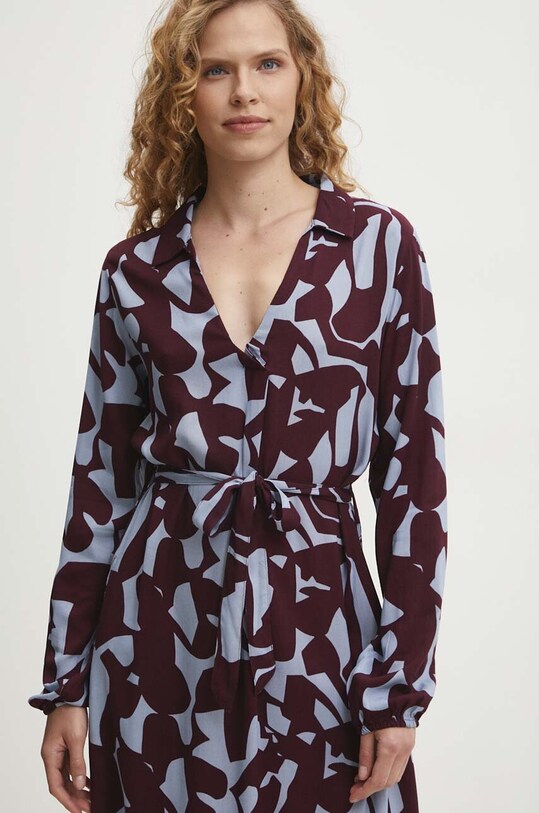 Answear Lab rochie burgundia D73771M30433A.ph
