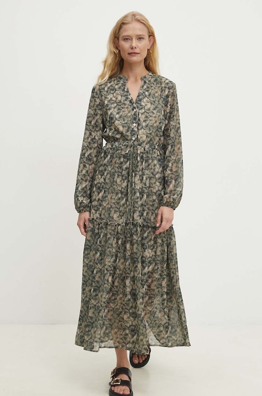 Answear Lab rochie maxi verde SK291.hh