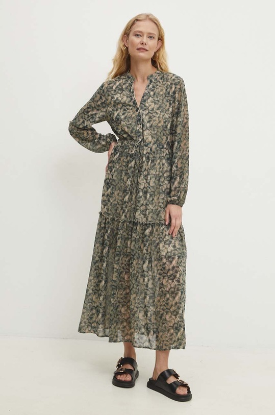 Answear Lab rochie verde SK291.hh