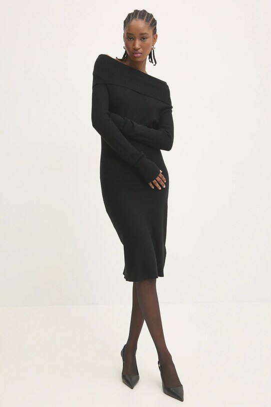Платье Answear.LAB ST2327.UMS чёрный WZ24