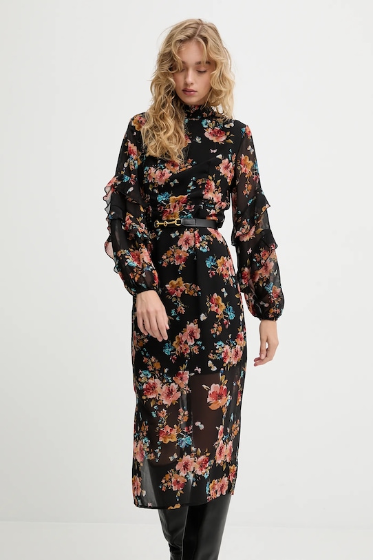 Answear Lab rochie NL234819.ums negru WZ24