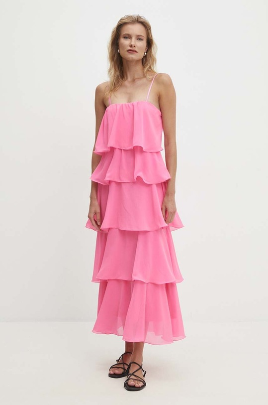 Šaty Answear.LAB maxi růžová 20048.ims