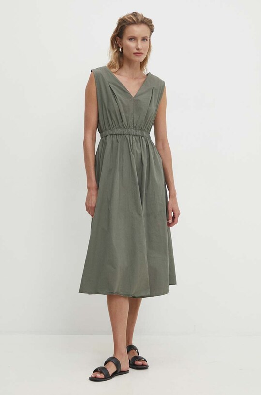 Answear Lab rochie din bumbac verde 32295.ims