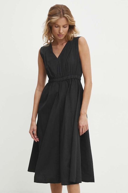 Answear Lab rochie din bumbac mini negru 32295.ims