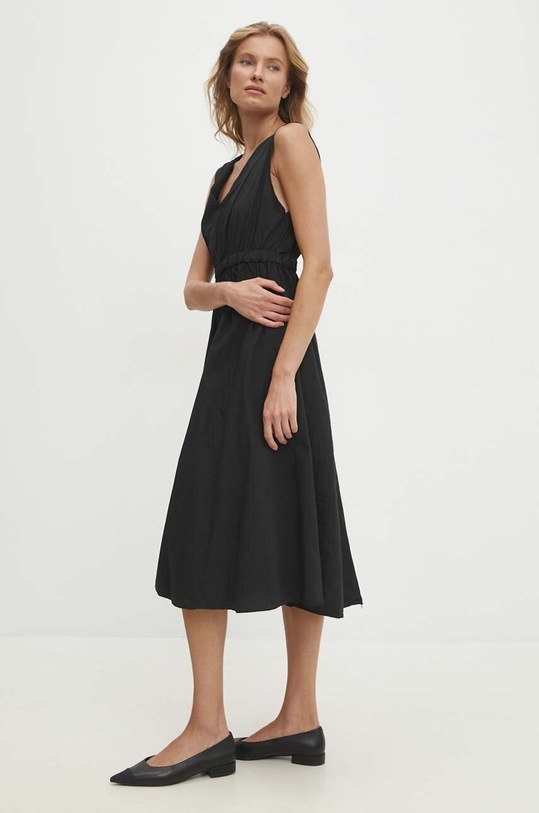 Хлопковое платье Answear.LAB 32295.ims чёрный WZ24