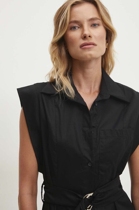 Answear Lab rochie din bumbac negru 57237.ims