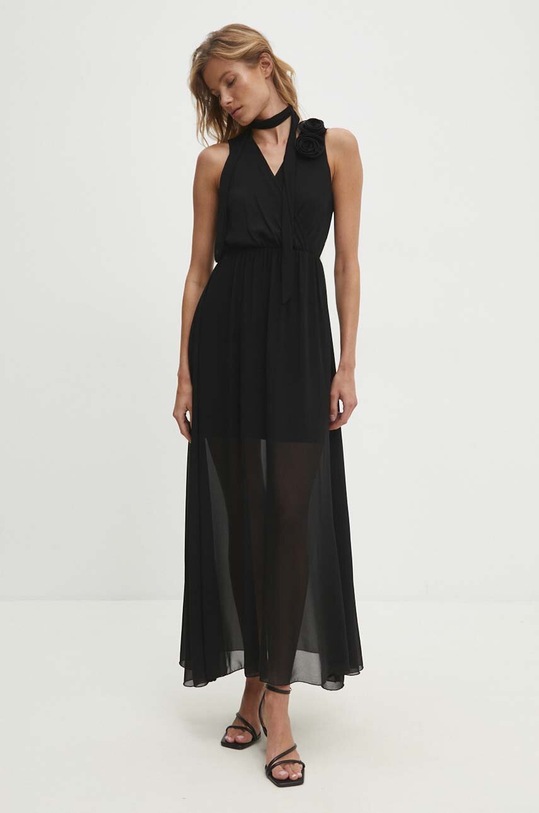 Answear Lab rochie maxi negru 89852.ims