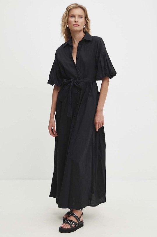 Answear Lab rochie maxi negru 57175.ims