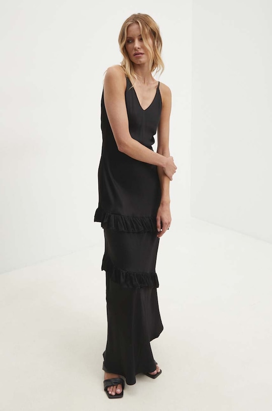 Answear Lab rochie maxi negru 92397.ims