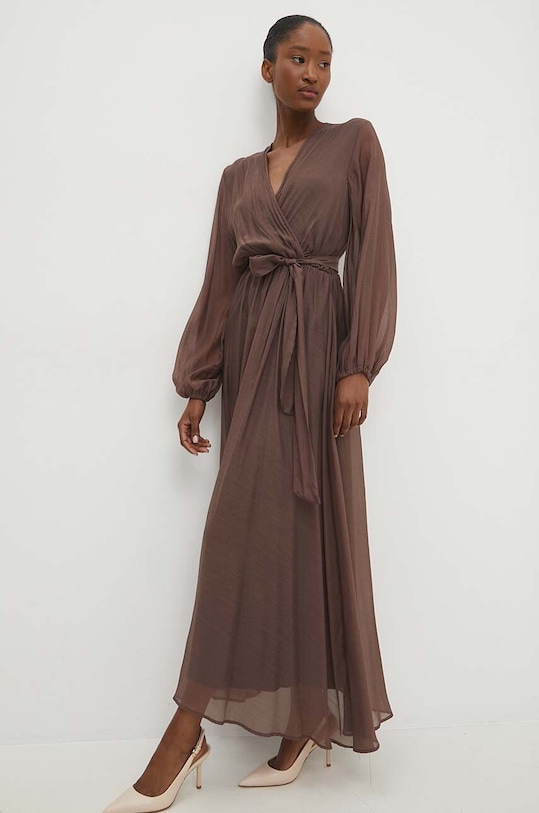 Šaty Answear.LAB maxi hnědá b934240300.ims