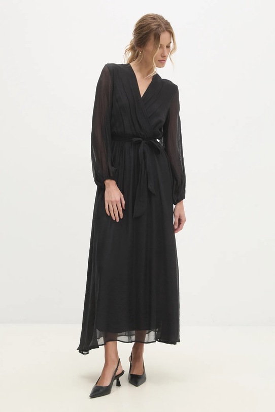 Answear.LAB sukienka b934240300.ims czarny WZ24