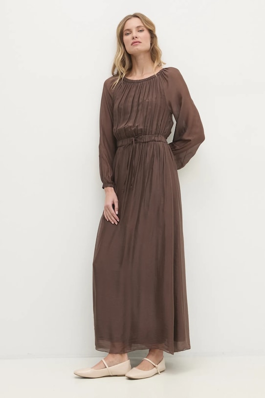 Answear.LAB sukienka d663265330.ims brązowy WW25
