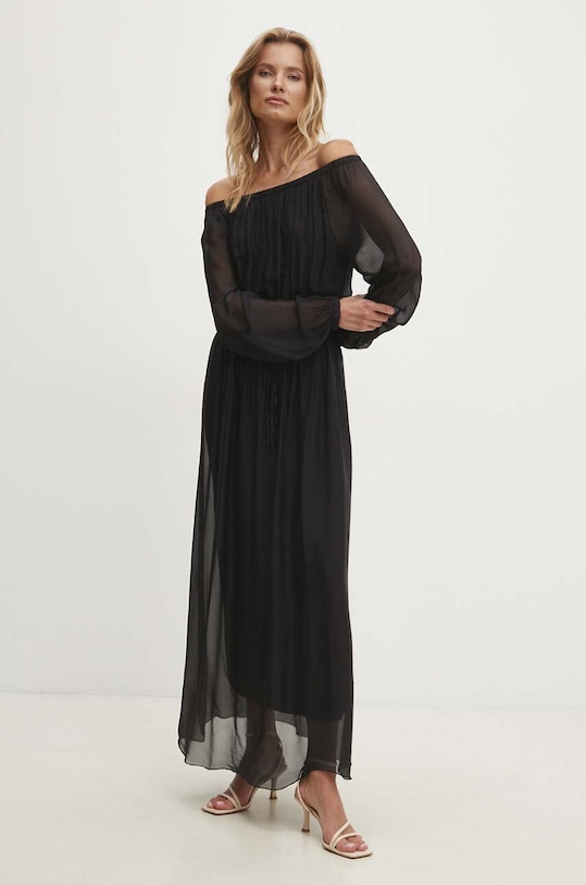 Answear.LAB sukienka d663265330.ims czarny WW25