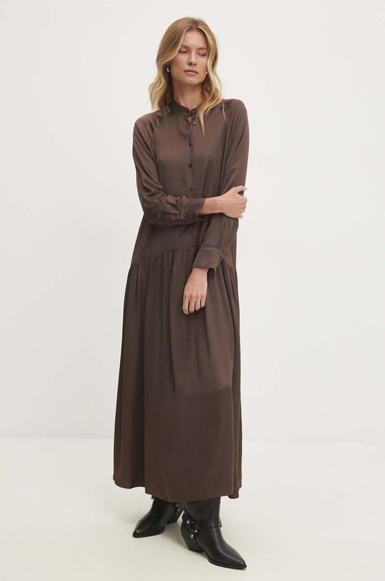 Answear Lab sukienka d913265330.ims brązowy WZ24
