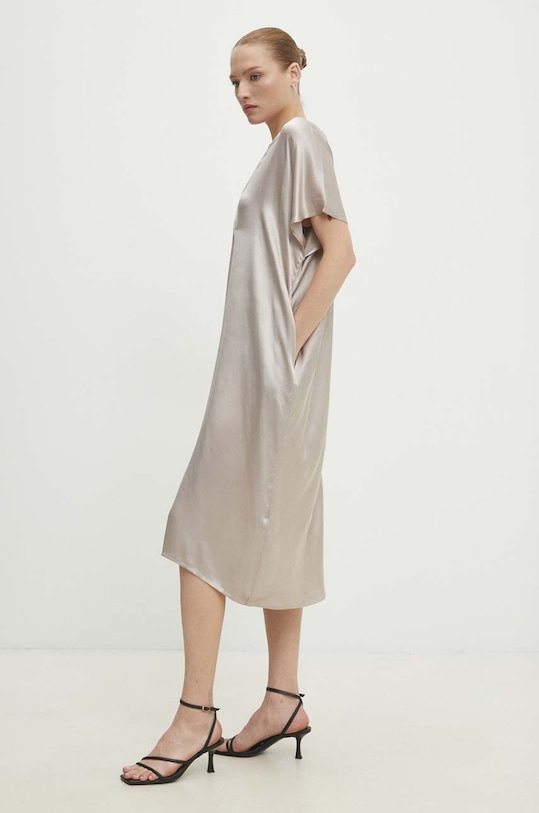 Answear Lab rochie midi bej 5019.ijs