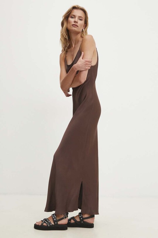Сукня Answear.LAB d913265330.slip.ims коричневий