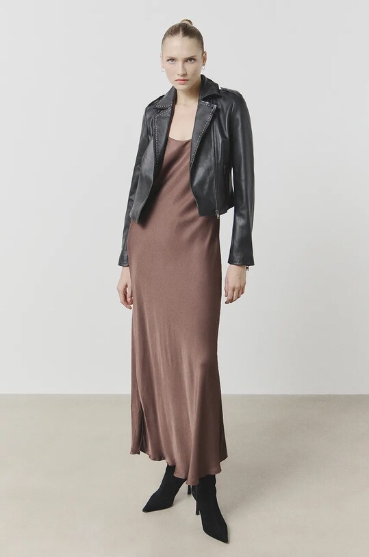 Haljina Answear.LAB d913265330.slip.ims smeđa WZ24