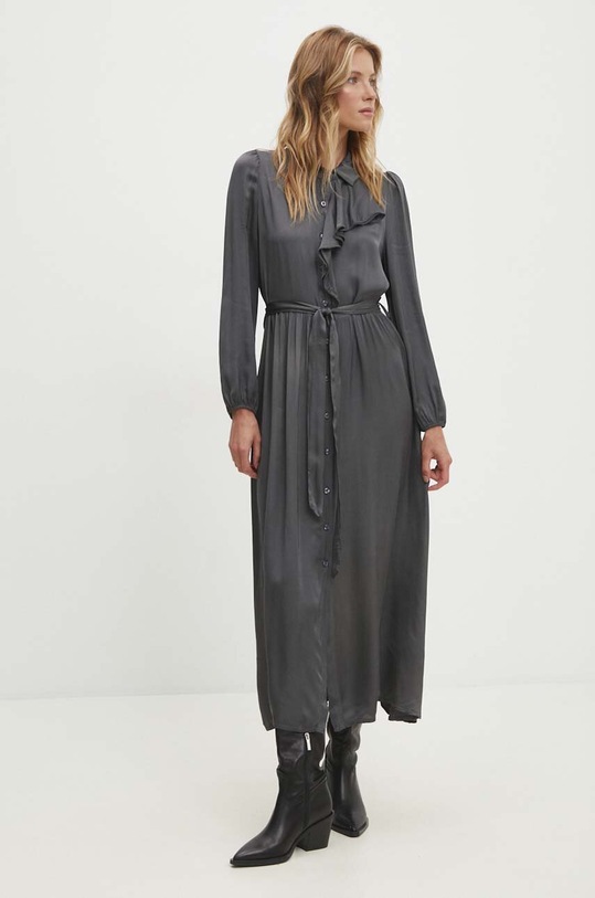 Answear Lab rochie fixat gri ab1997.ims