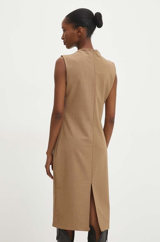 Odzież Answear.LAB sukienka ab2205.ims beżowy