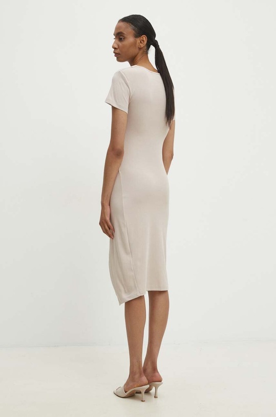 Odzież Answear Lab sukienka 5009.ijs beżowy