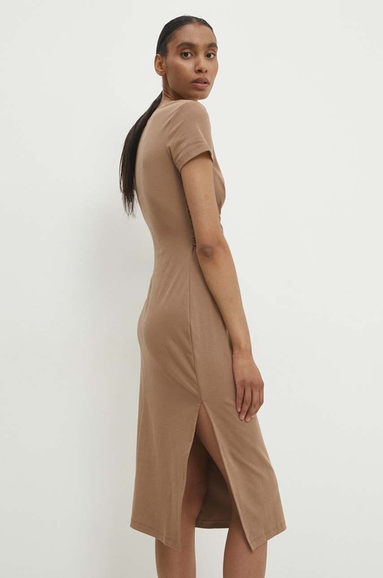 Šaty Answear.LAB 5022.ijs hnědá WZ24